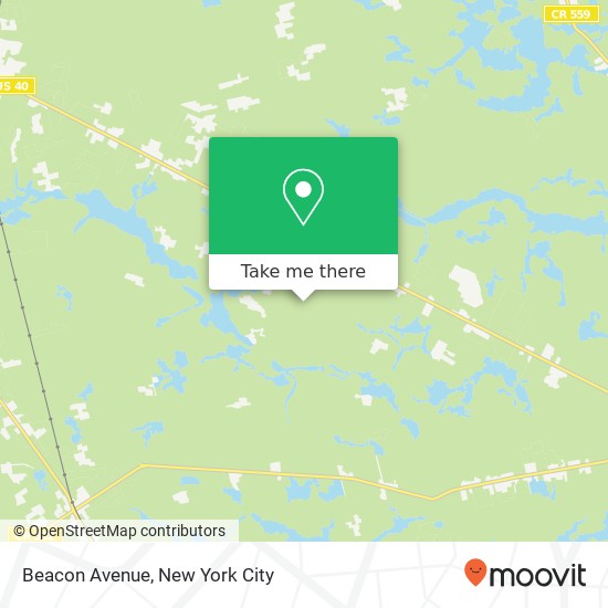 Mapa de Beacon Avenue