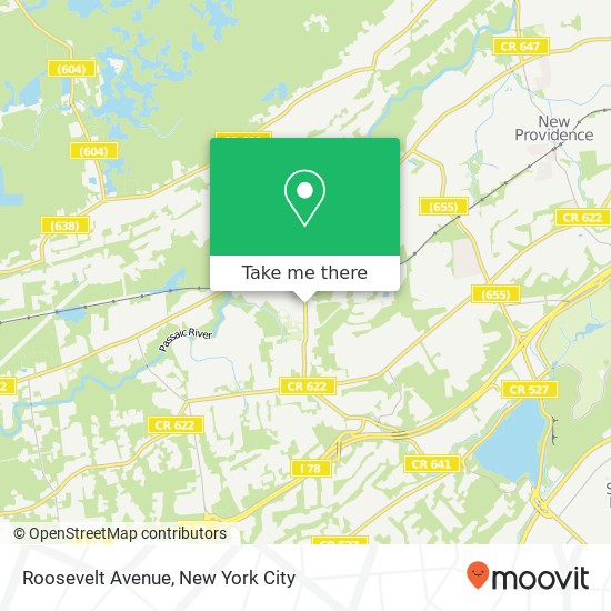 Mapa de Roosevelt Avenue