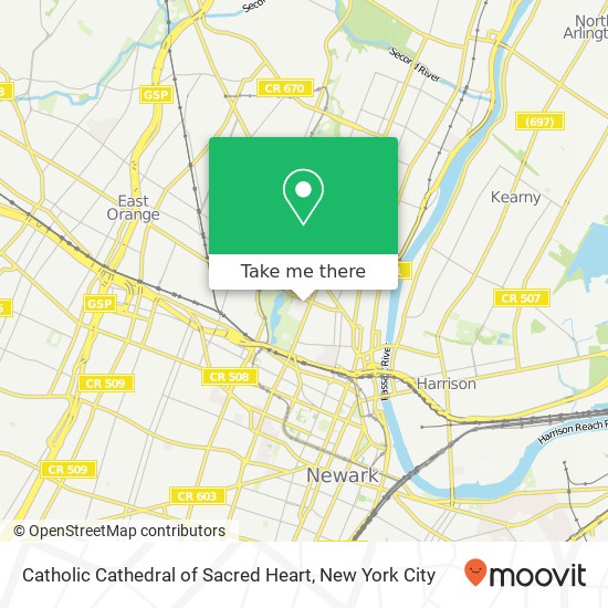 Catholic Cathedral of Sacred Heart map