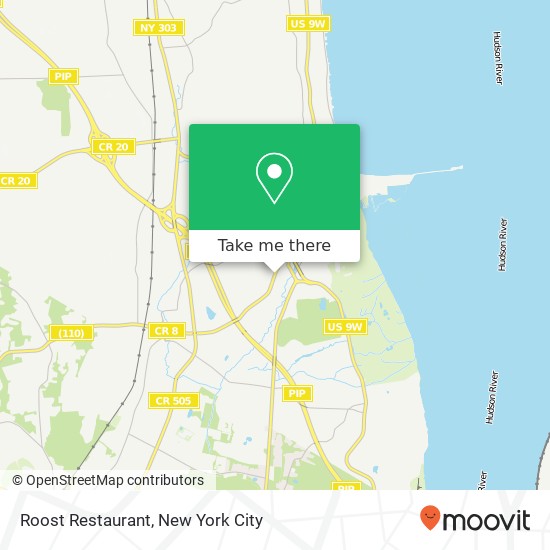 Roost Restaurant map