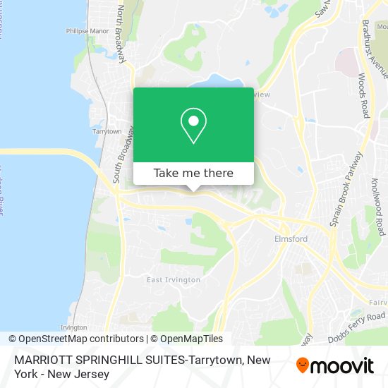 MARRIOTT SPRINGHILL SUITES-Tarrytown map