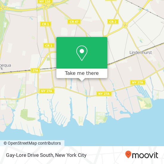 Mapa de Gay-Lore Drive South