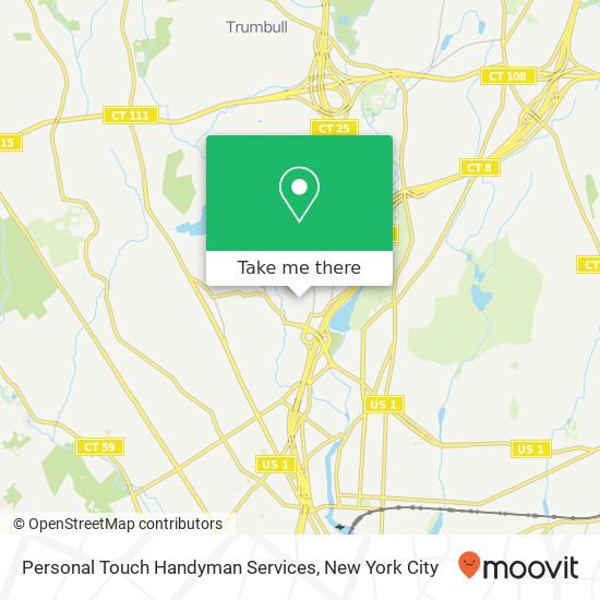 Mapa de Personal Touch Handyman Services