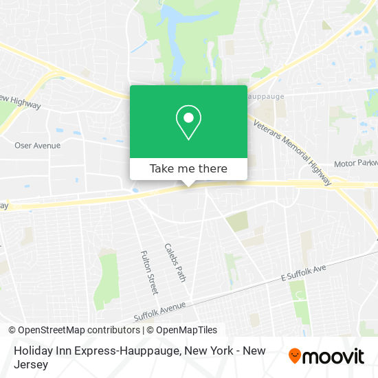 Mapa de Holiday Inn Express-Hauppauge