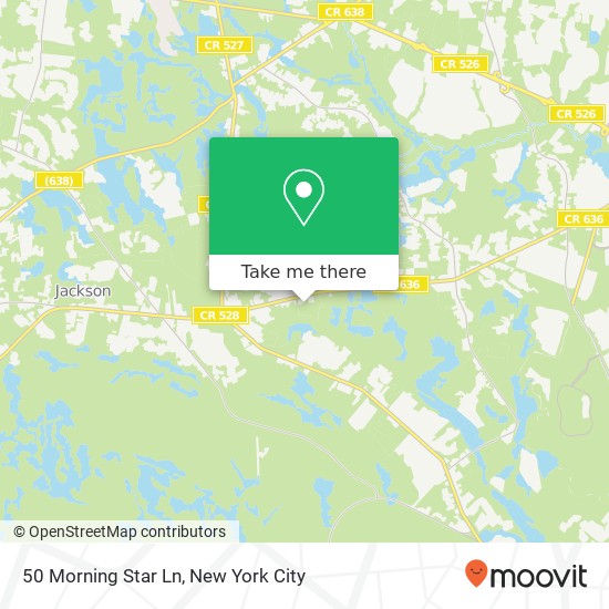 50 Morning Star Ln map