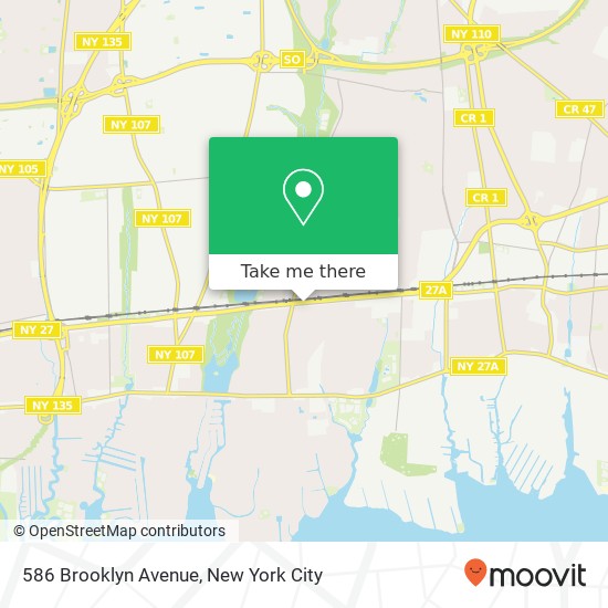 586 Brooklyn Avenue map