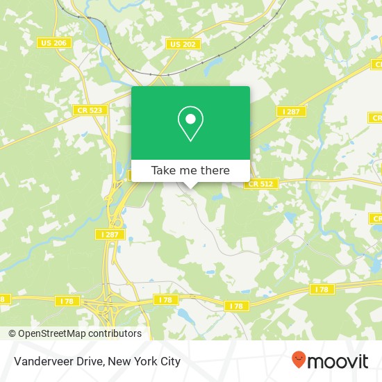 Vanderveer Drive map