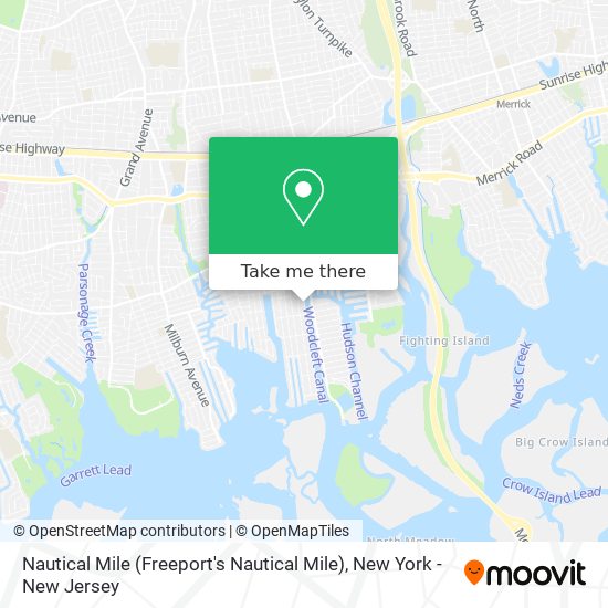 Mapa de Nautical Mile (Freeport's Nautical Mile)