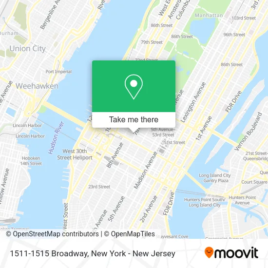 1511-1515 Broadway map