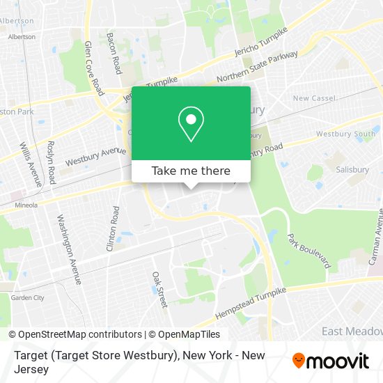 Mapa de Target (Target Store Westbury)