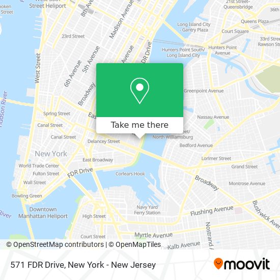 571 FDR Drive map