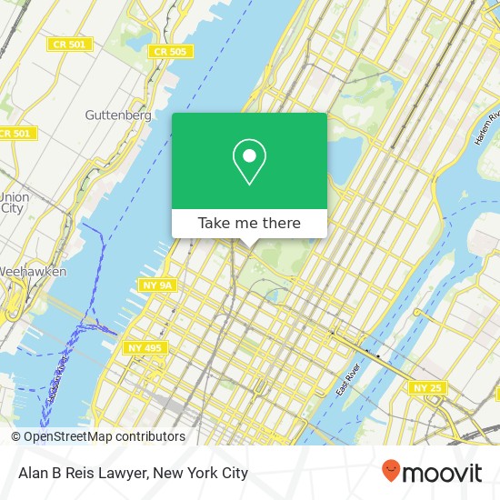 Alan B Reis Lawyer map