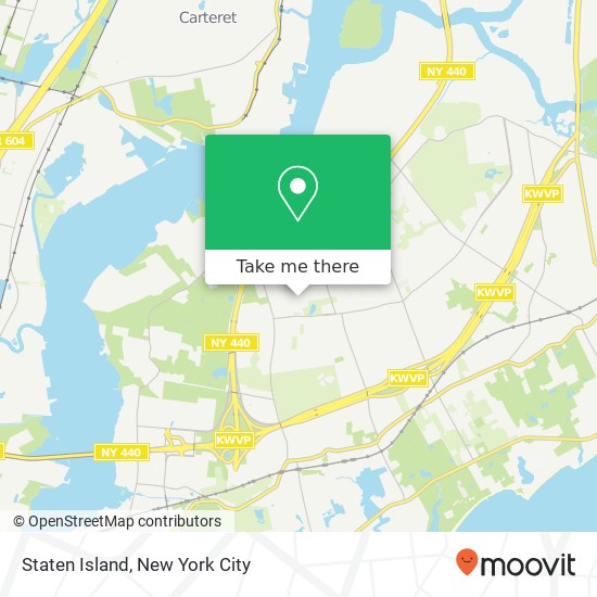 Mapa de Staten Island