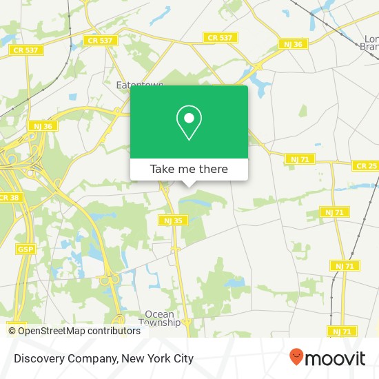 Discovery Company map