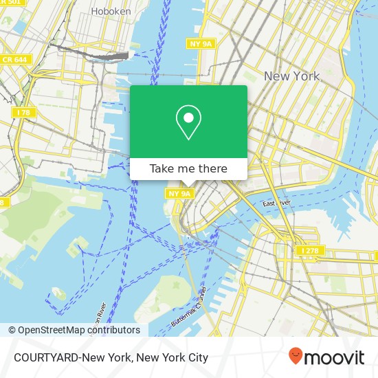 Mapa de COURTYARD-New York