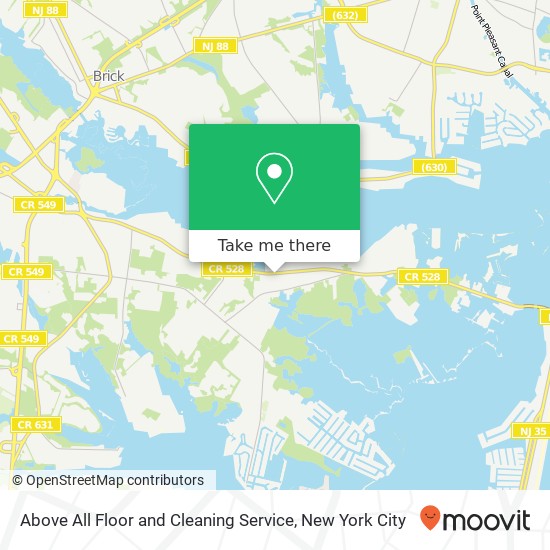 Above All Floor and Cleaning Service map