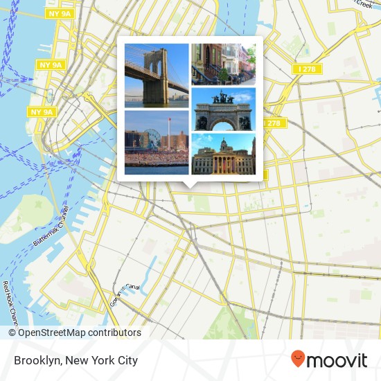 Mapa de Brooklyn