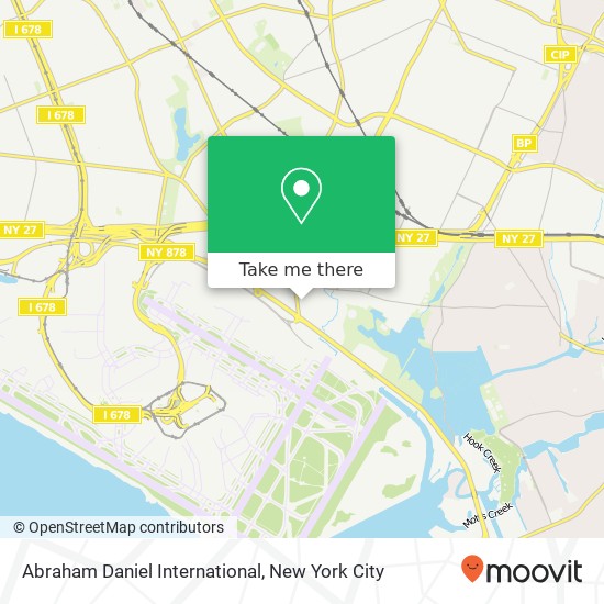 Mapa de Abraham Daniel International