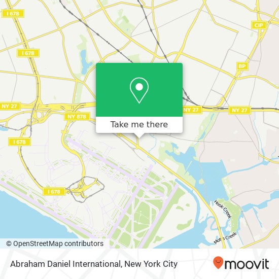 Abraham Daniel International map