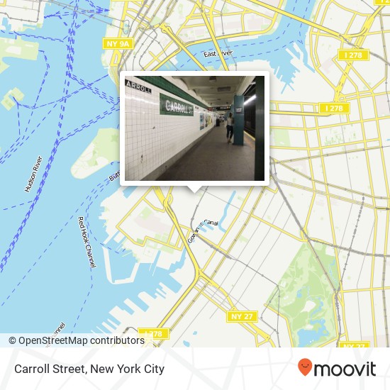 Mapa de Carroll Street