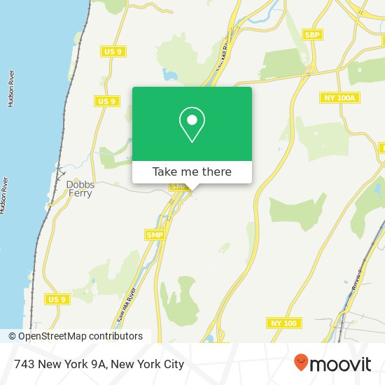 743 New York 9A map