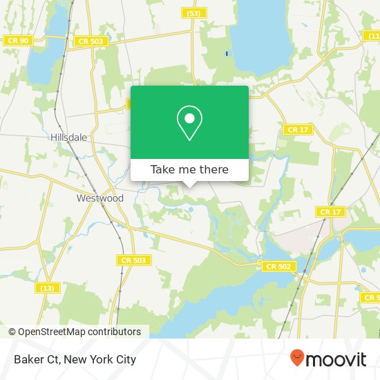 Mapa de Baker Ct