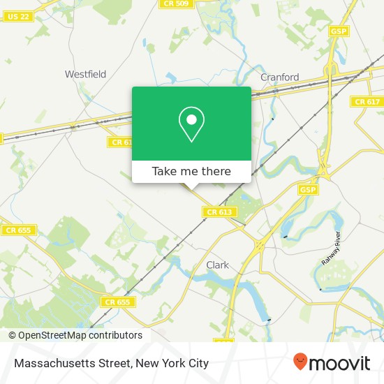 Mapa de Massachusetts Street