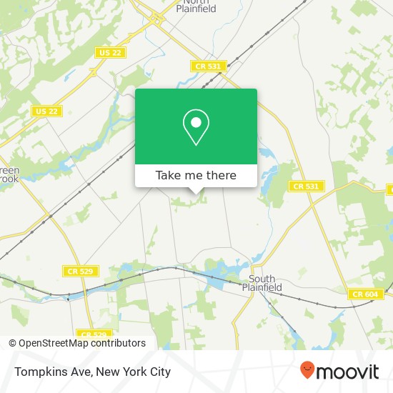 Mapa de Tompkins Ave