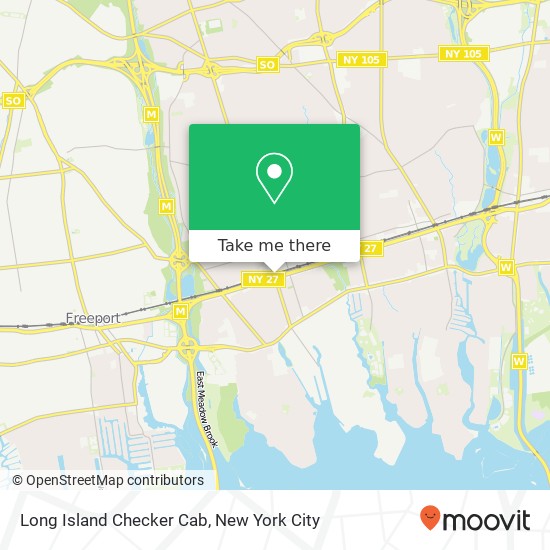 Mapa de Long Island Checker Cab