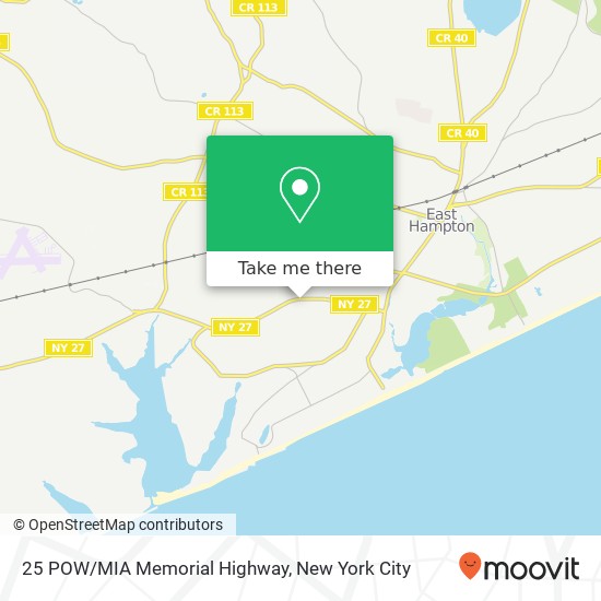 25 POW/MIA Memorial Highway map