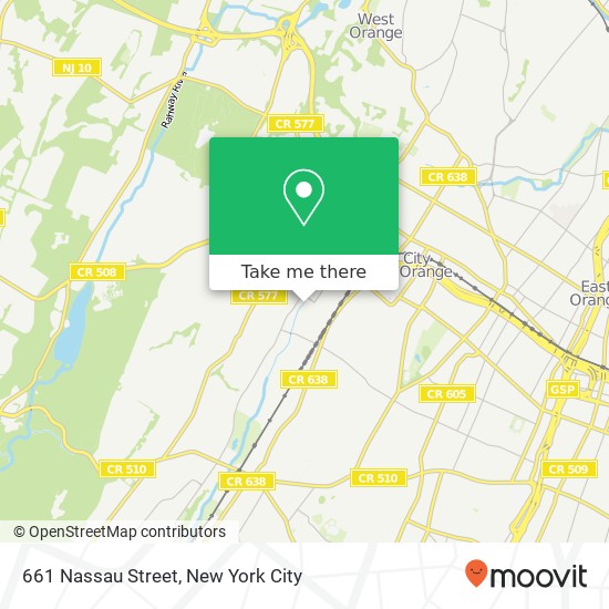 Mapa de 661 Nassau Street