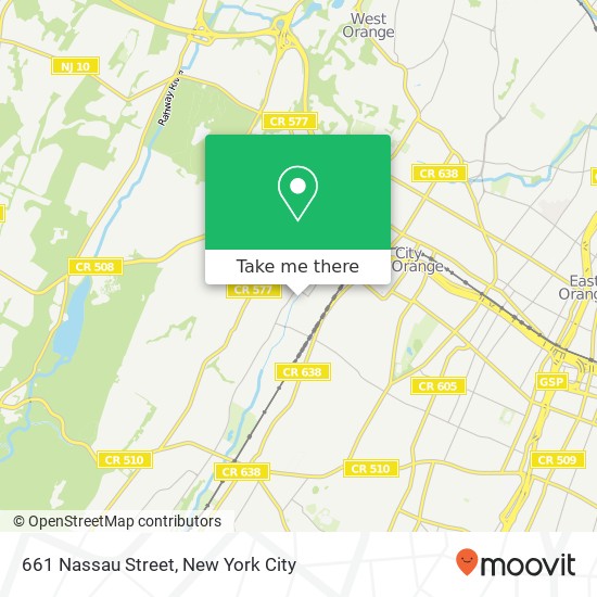 661 Nassau Street map