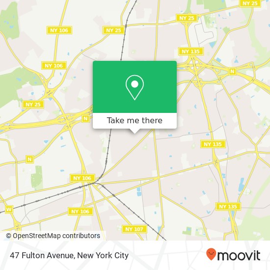 Mapa de 47 Fulton Avenue