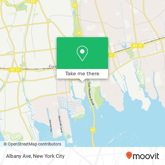 Mapa de Albany Ave