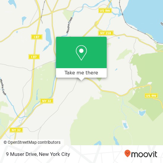 Mapa de 9 Muser Drive
