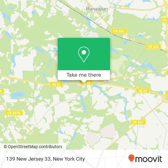 Mapa de 139 New Jersey 33