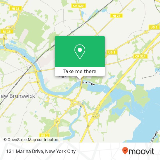 Mapa de 131 Marina Drive