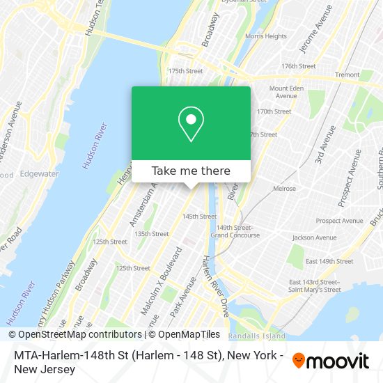MTA-Harlem-148th St (Harlem - 148 St) map