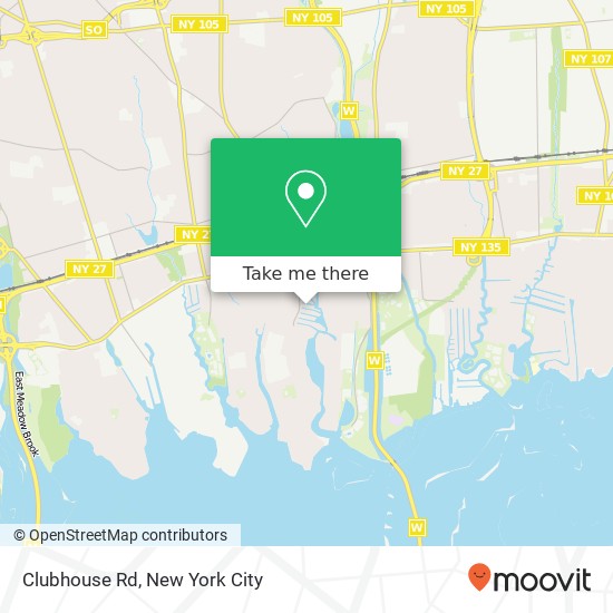 Mapa de Clubhouse Rd