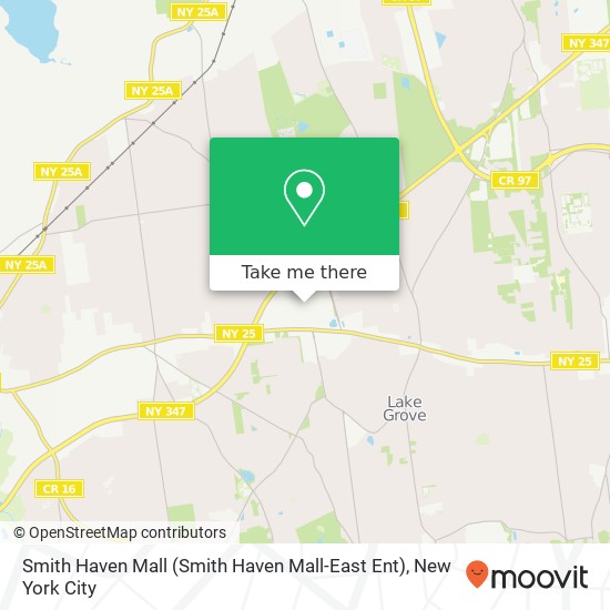 Smith Haven Mall (Smith Haven Mall-East Ent) map