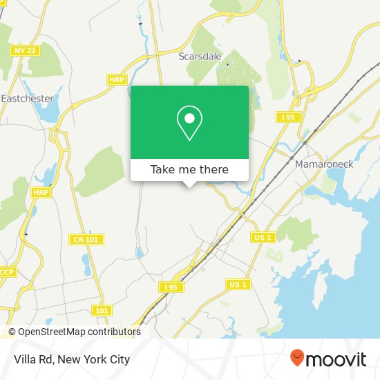Villa Rd map