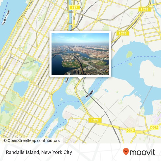 Randalls Island map