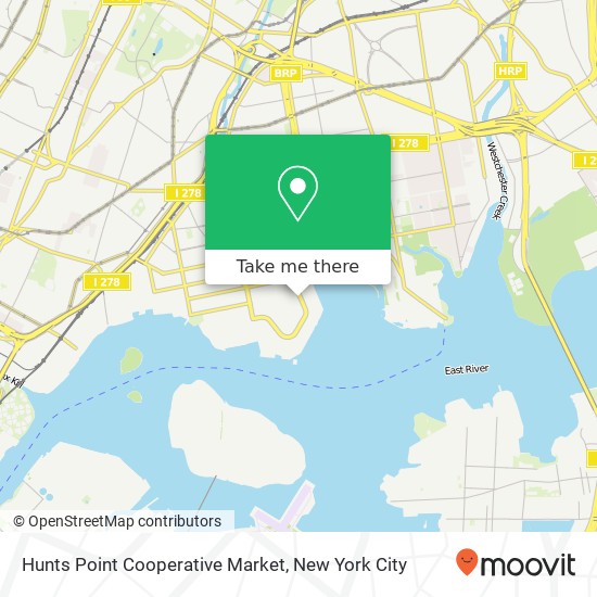 Hunts Point Cooperative Market map