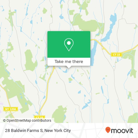 Mapa de 28 Baldwin Farms S