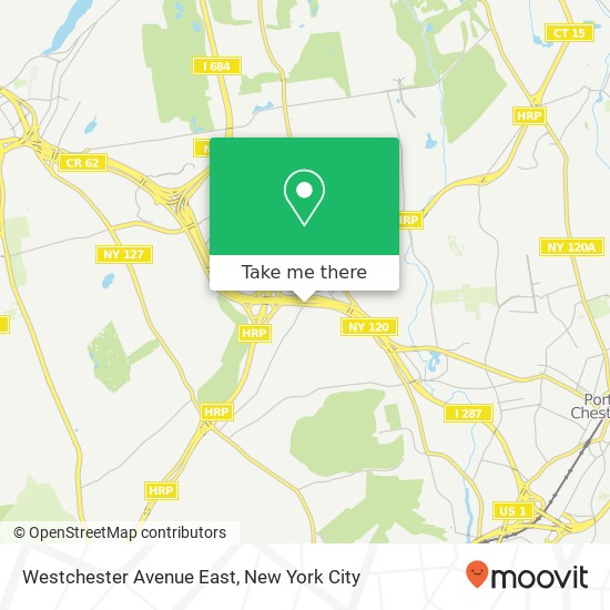 Mapa de Westchester Avenue East
