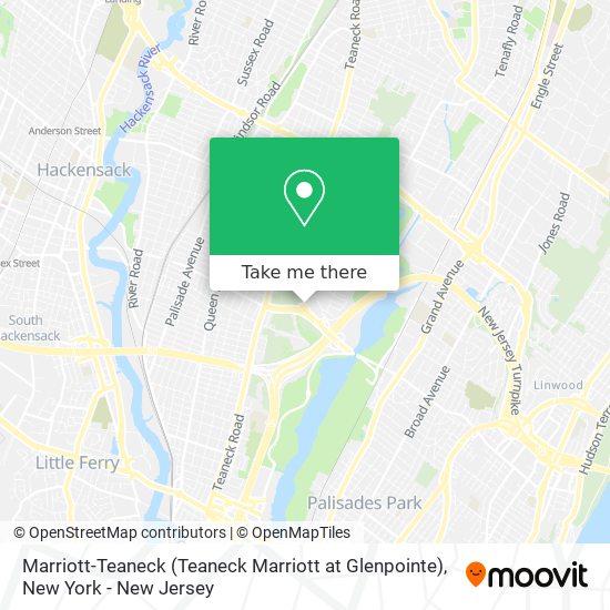 Mapa de Marriott-Teaneck (Teaneck Marriott at Glenpointe)