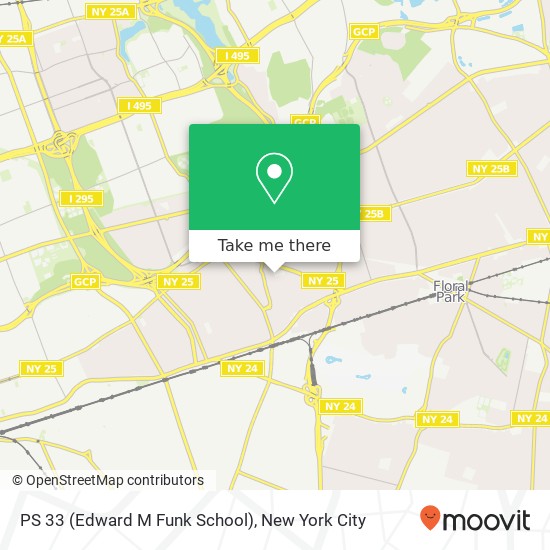 Mapa de PS 33 (Edward M Funk School)