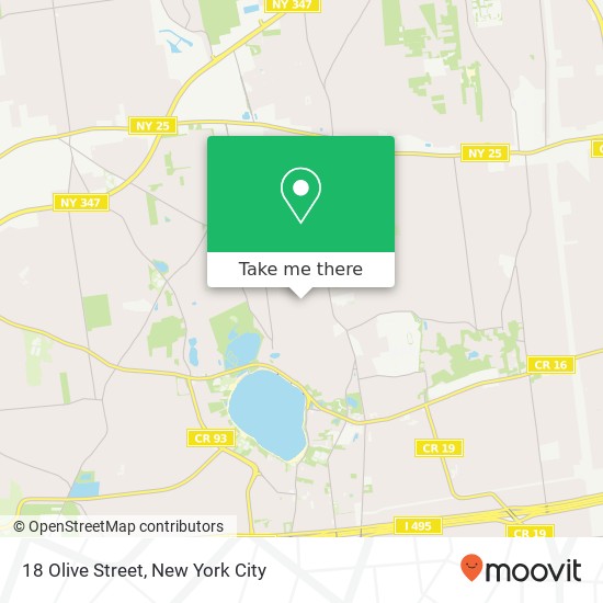 18 Olive Street map
