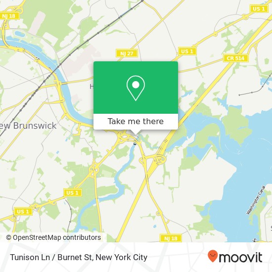Mapa de Tunison Ln / Burnet St