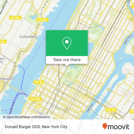 Donald Burger DDS map